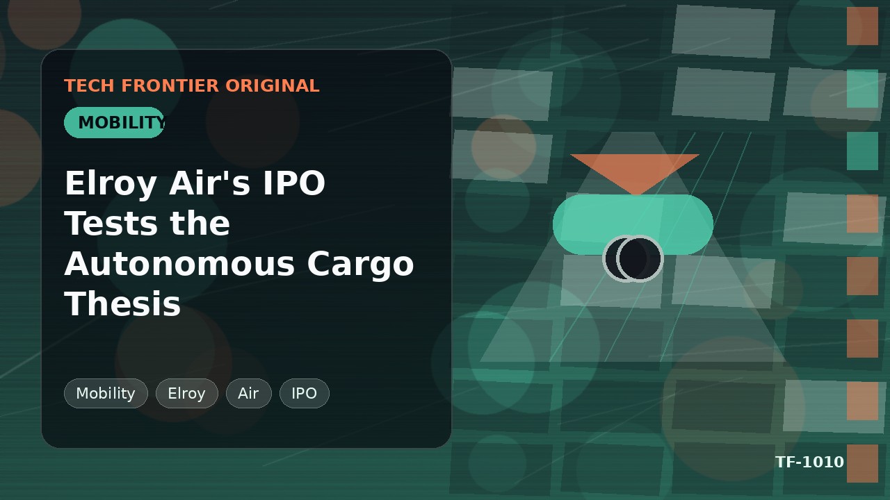 Elroy Airの上場が自律貨物輸送論に試練