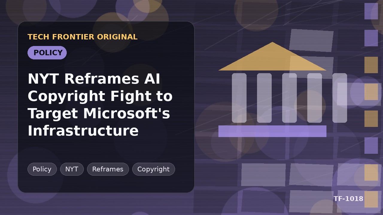 NYT、AI著作権訴訟でMicrosoftのインフラを標的に論点を変更
