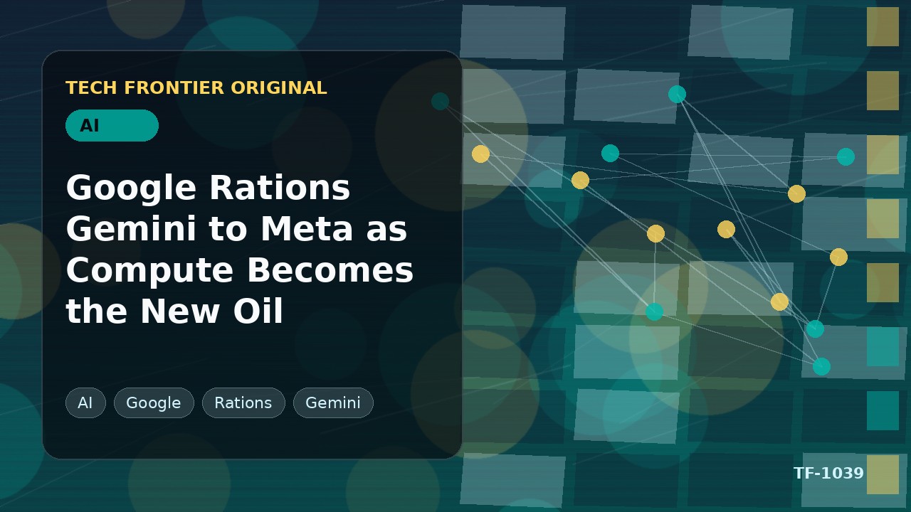 Googleが演算能力の制約でMetaへのGemini提供を制限、コンピュートが新たな石油に