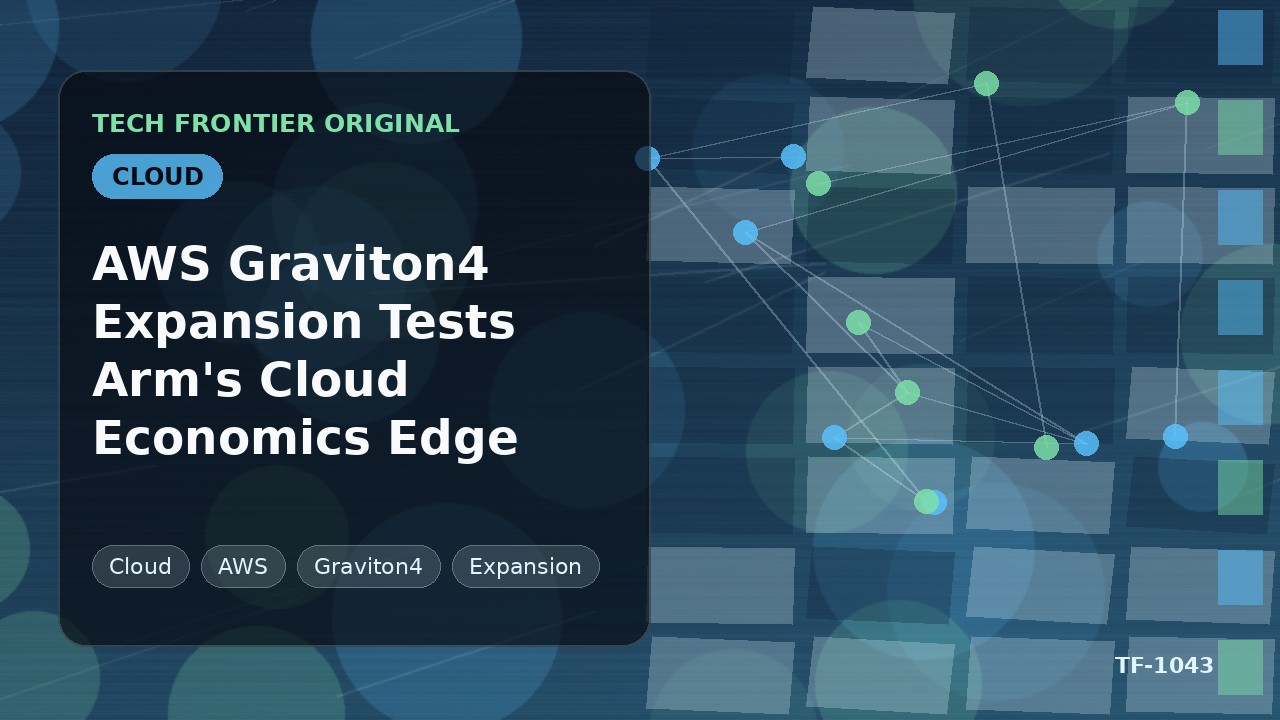 AWS Graviton4拡大展開がArmのクラウド経済優位性を試す
