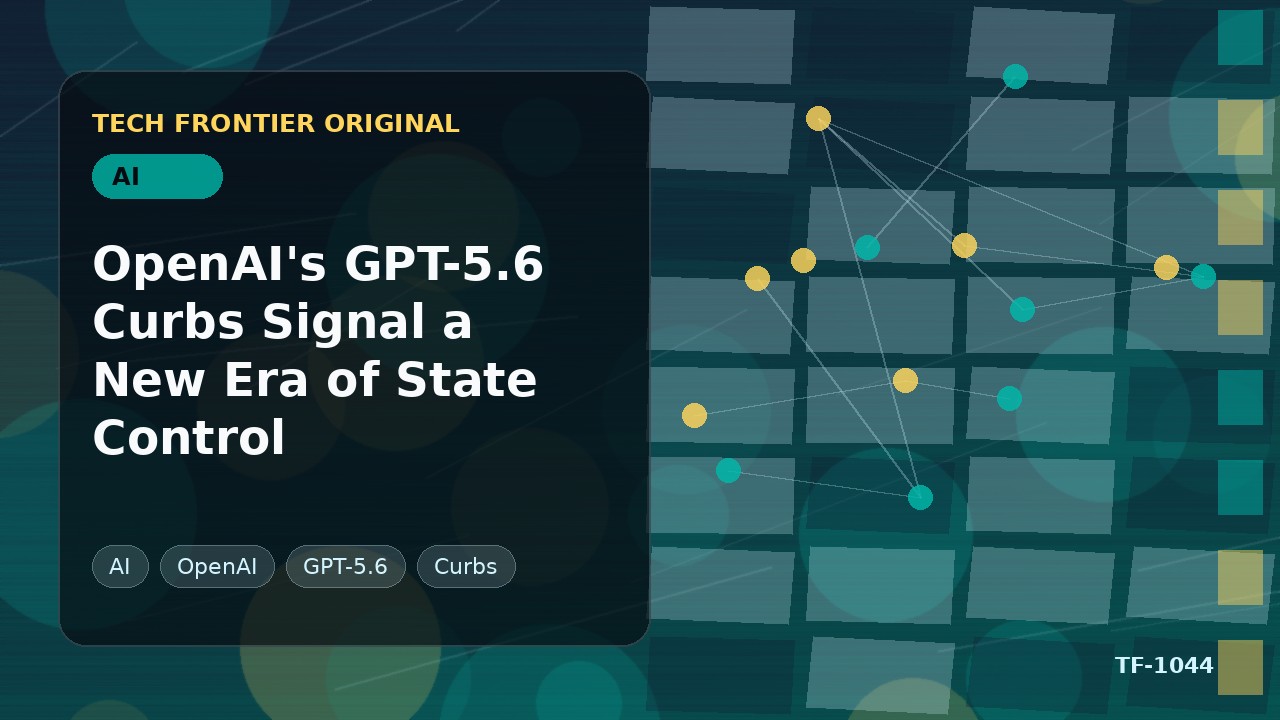 OpenAIのGPT-5.6制限が示す国家統制の新時代