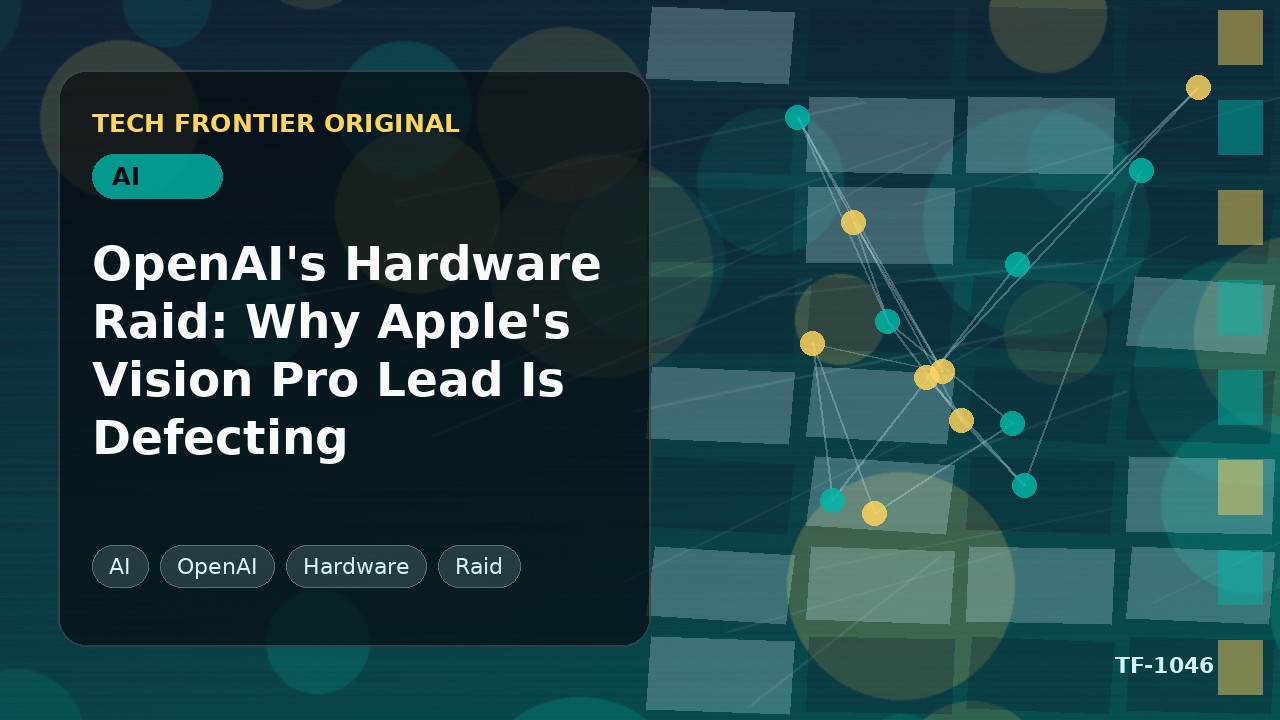 OpenAIのハードウェア人材獲得:Apple Vision Proのリーダーが転職する理由