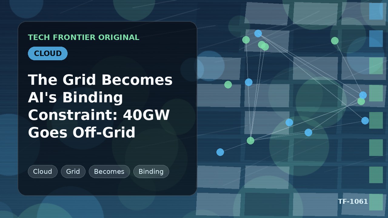 電力網がAIの制約条件に：40GWがオフグリッド化へ