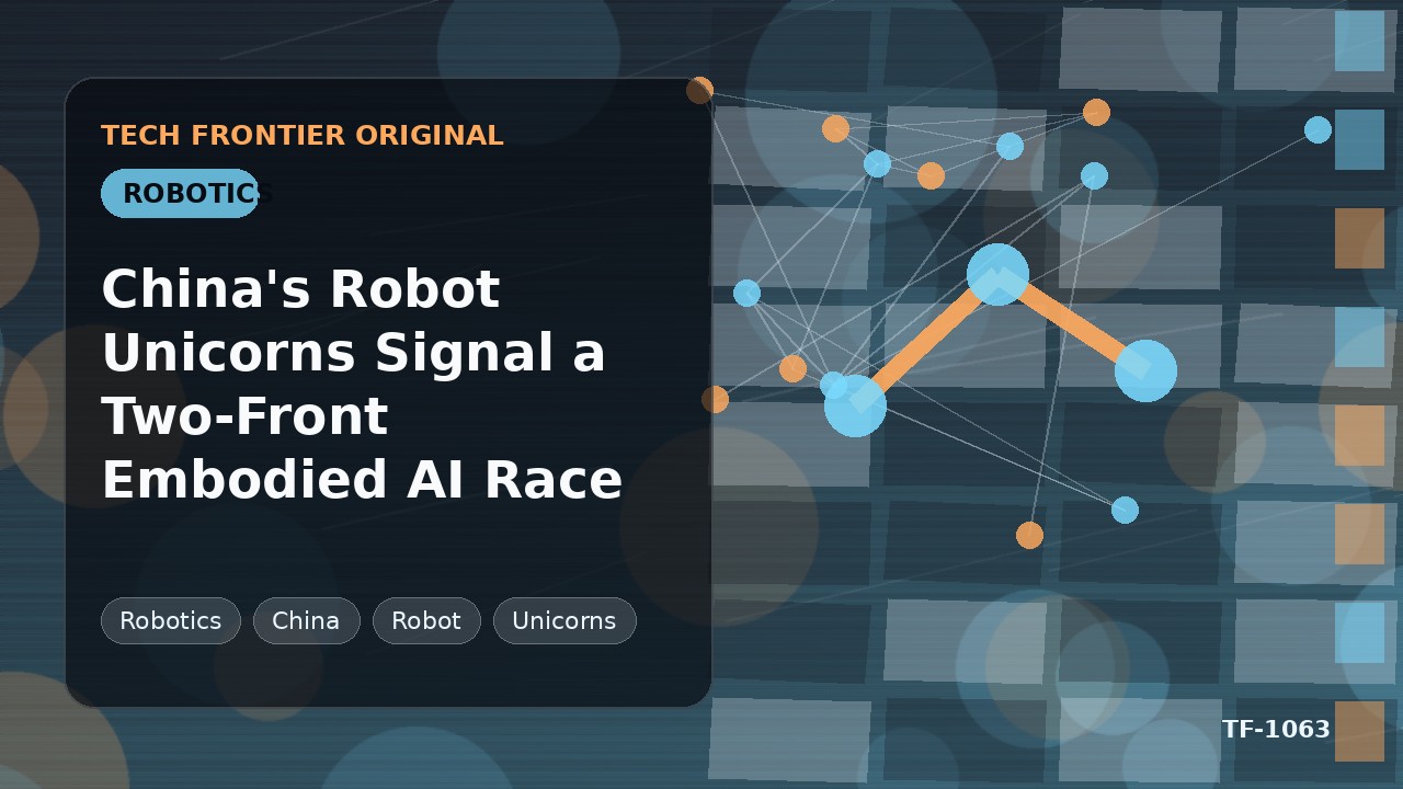 中国のロボット・ユニコーンが示す2つの戦線からなる身体性AI競争