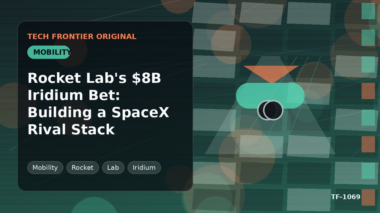 Rocket Lab、80億ドルのIridium買収:SpaceXに対抗する統合スタック構築へ