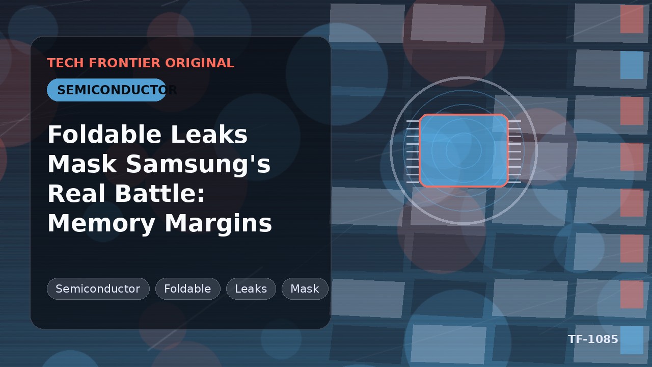 折りたたみ端末のリークが覆い隠すSamsungの真の戦い:メモリマージン