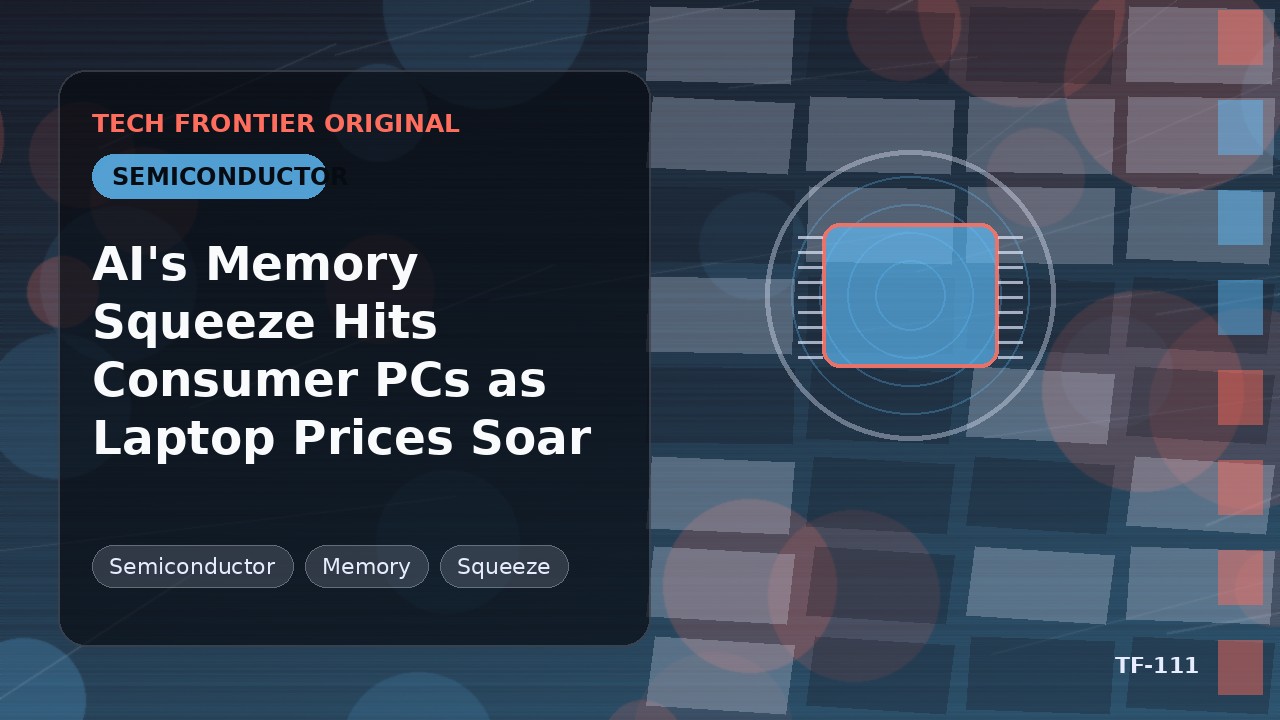 AIのメモリ逼迫が消費者向けPCを直撃し、ノートPC価格が急騰