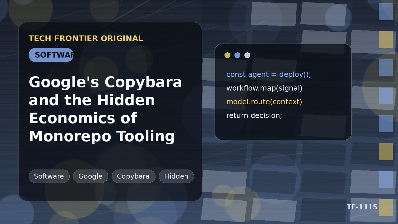 GoogleのCopybaraとモノレポツールの隠れた経済学