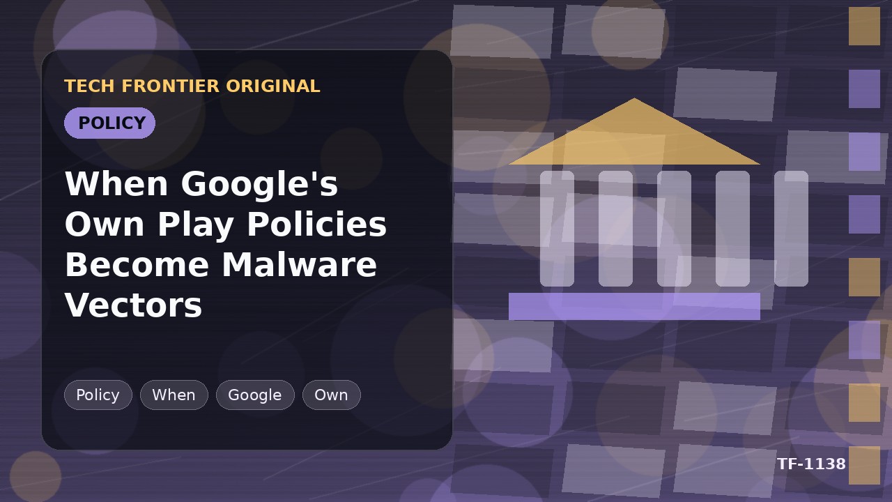 Googleの独自Play規制がマルウェアの媒介となるとき