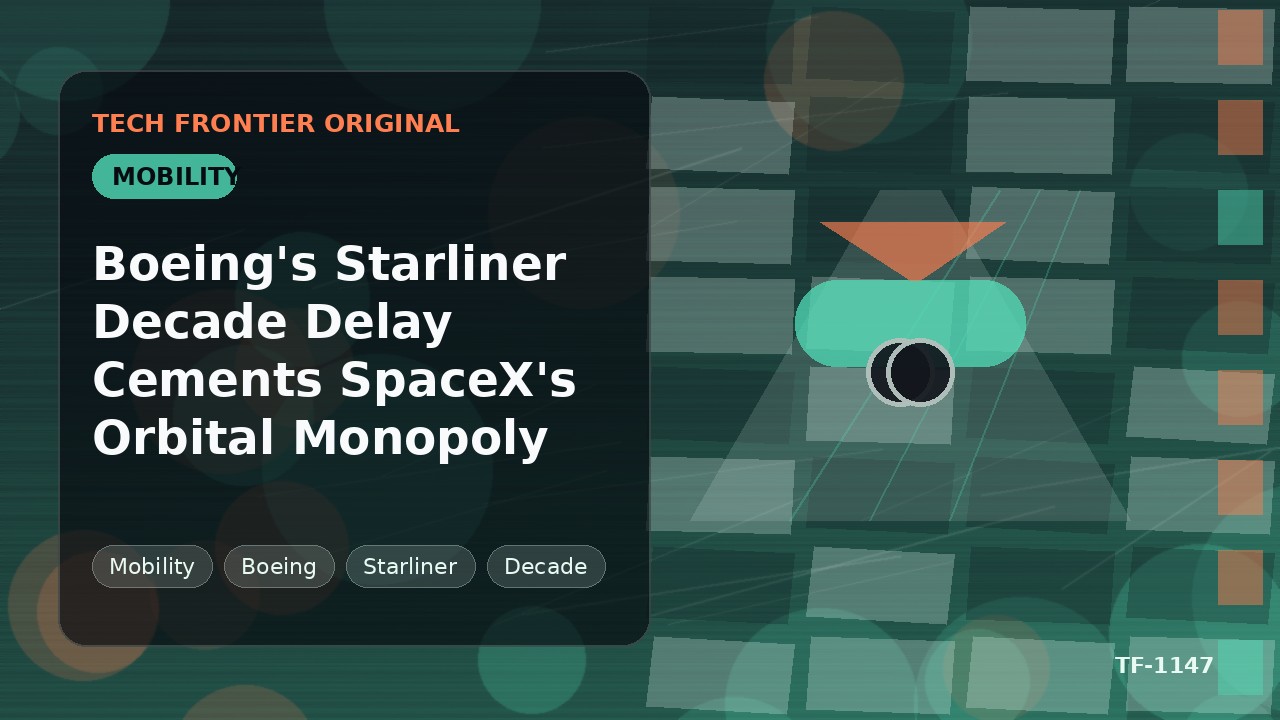 BoeingのStarliner10年遅延がSpaceXの軌道独占を確固たるものに