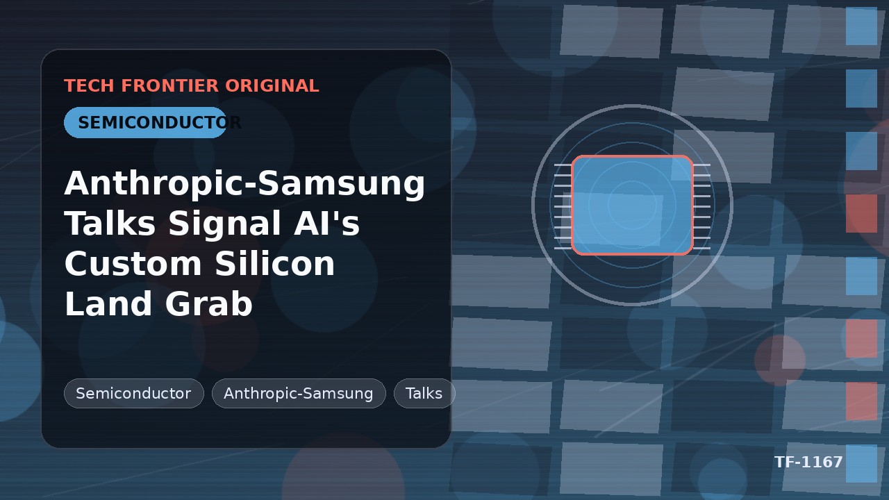 Anthropic-Samsung交渉はAIのカスタムシリコン争奪戦を示唆