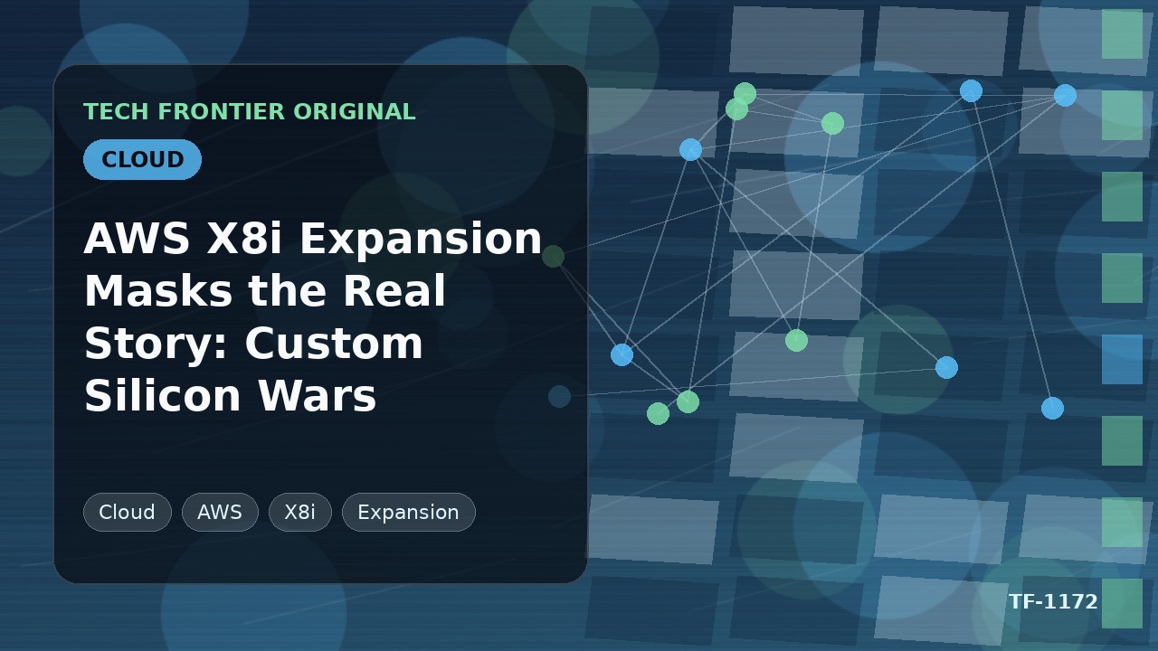 AWS X8i拡大の裏に隠された真実:カスタムシリコン戦争