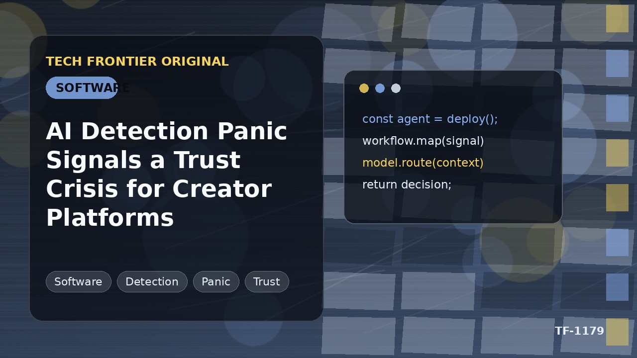 AI検出パニックがクリエイタープラットフォームの信頼危機を示す
