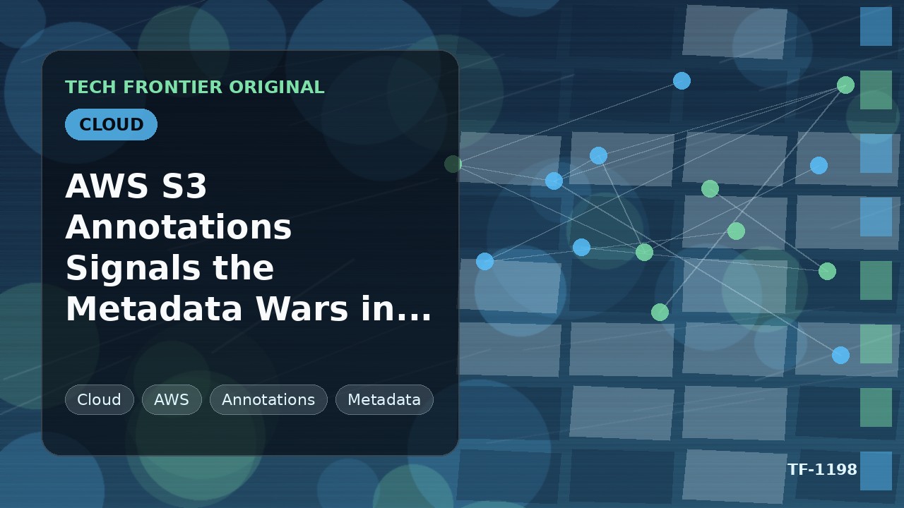 AWS S3 Annotationsが示すAIクラウドにおけるメタデータ戦争