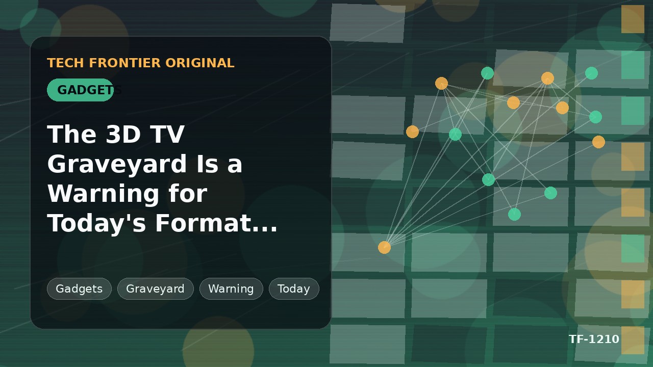 3Dテレビの墓場が示す、今日のフォーマット戦争への警告
