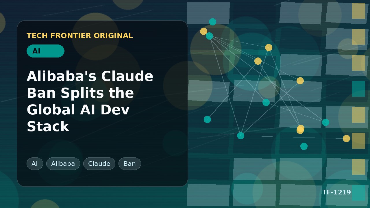 AlibabaのClaude禁止令がグローバルAI開発スタックを分断