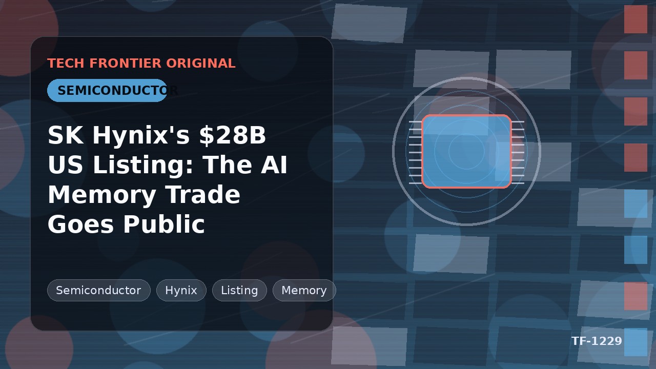 SK Hynixの280億ドル米国上場:AIメモリ取引が公開市場へ