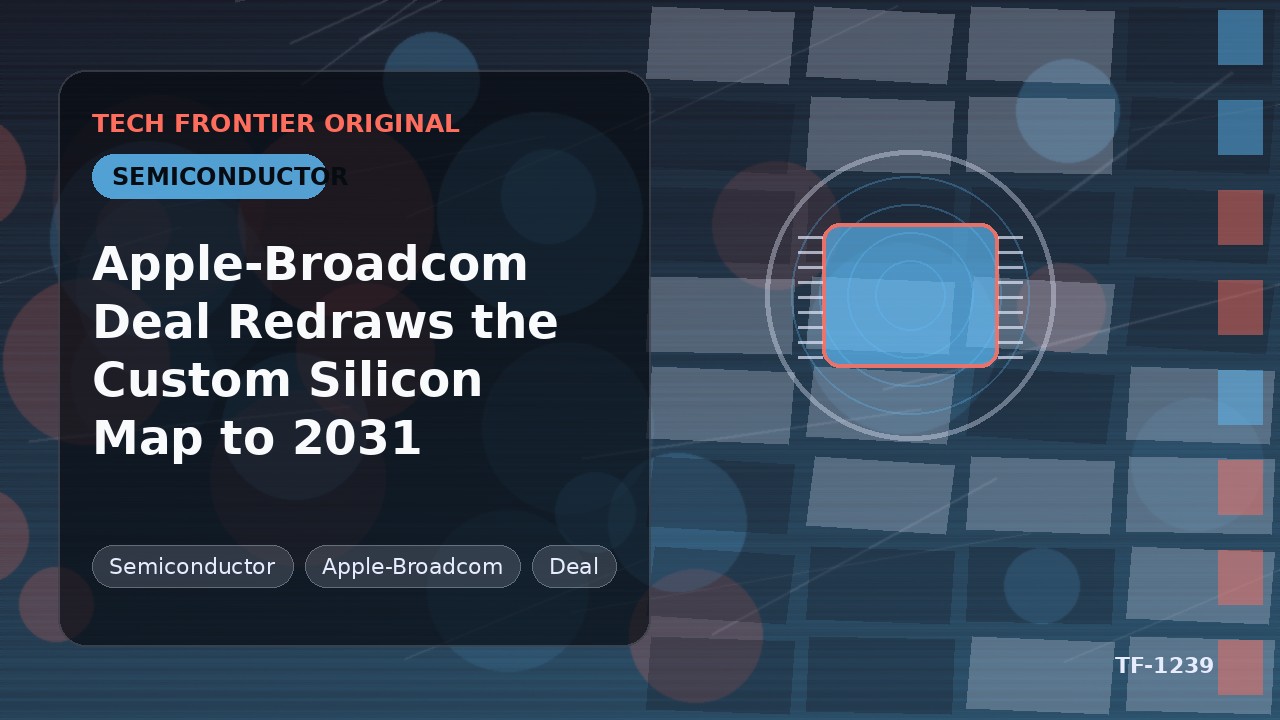 AppleとBroadcomの契約が2031年までのカスタムシリコン勢力図を塗り替える