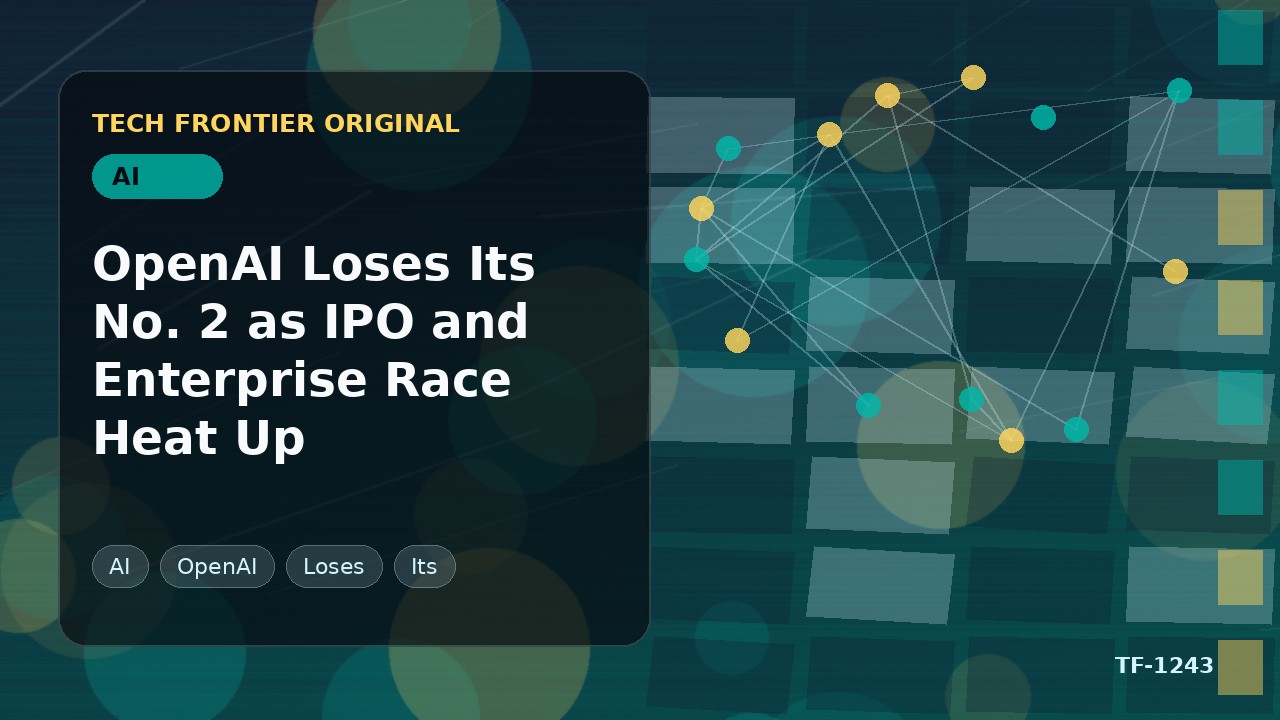 OpenAIがナンバー2を失う、IPOと企業向け競争が激化する中