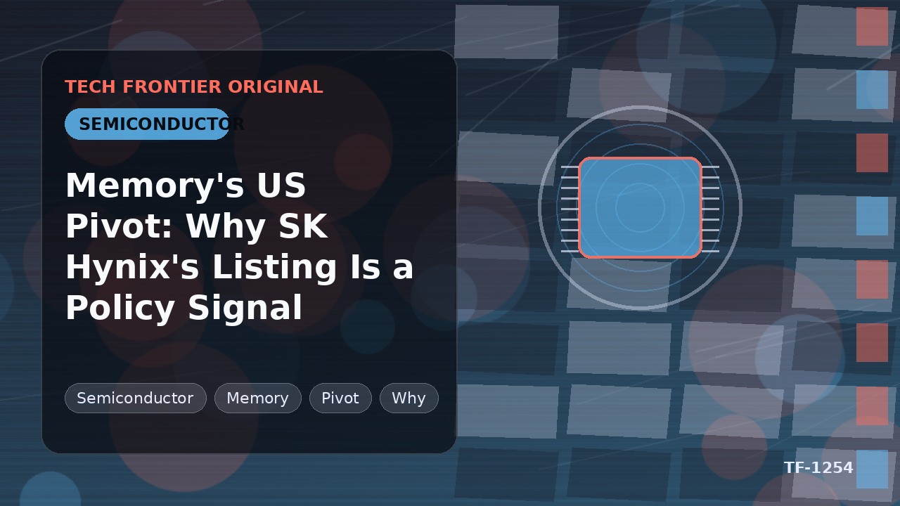 メモリの米国シフト:SK Hynixの上場が示す政策シグナル