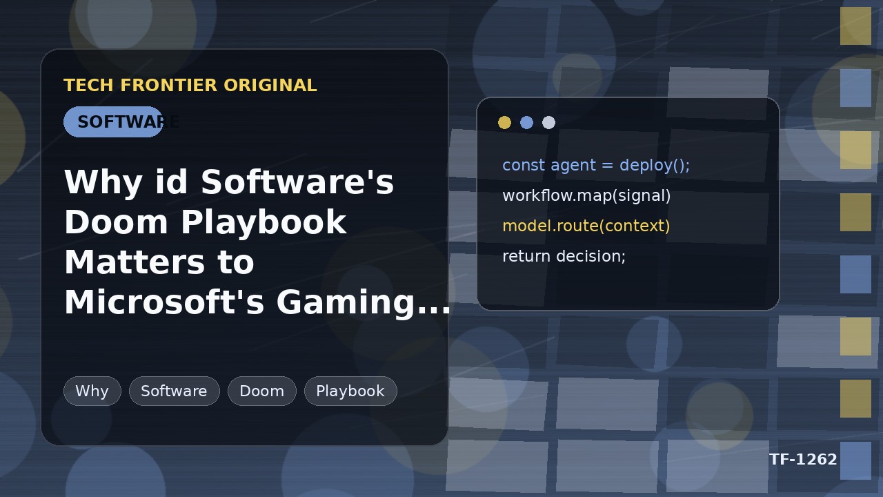 id SoftwareのDoom戦略がMicrosoftのゲーム事業への賭けに重要な理由