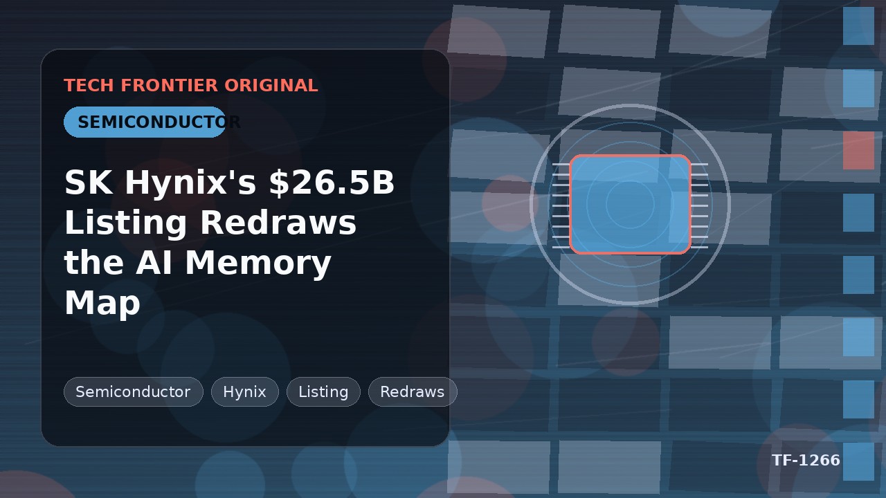 SK Hynixの265億ドル上場がAIメモリー市場の勢力図を塗り替える