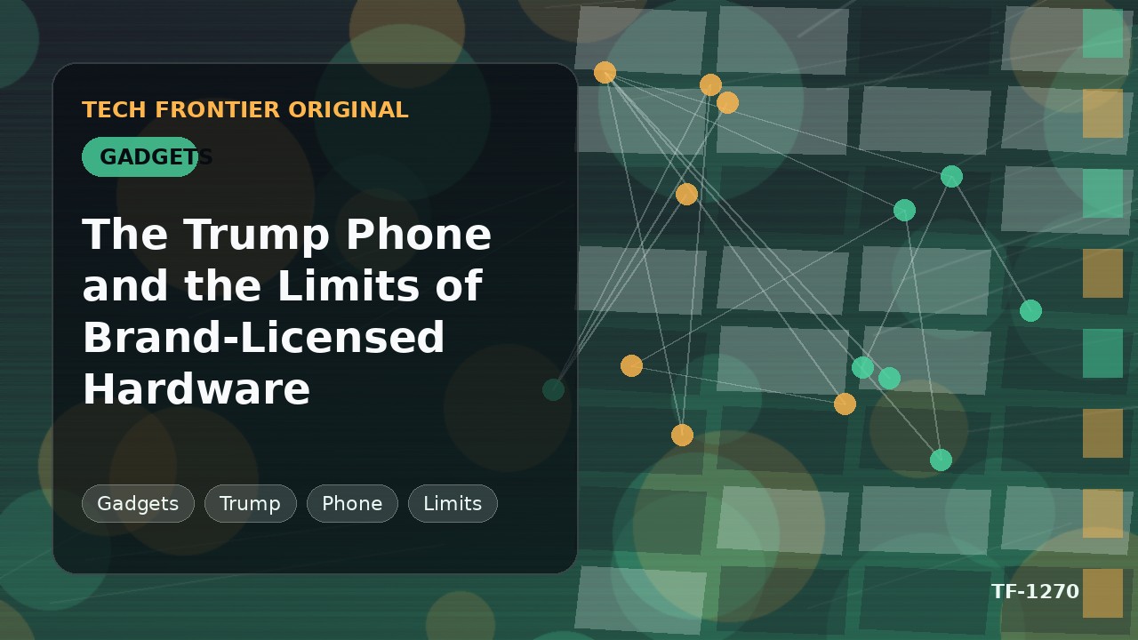 Trump Phoneとブランドライセンス型ハードウェアの限界