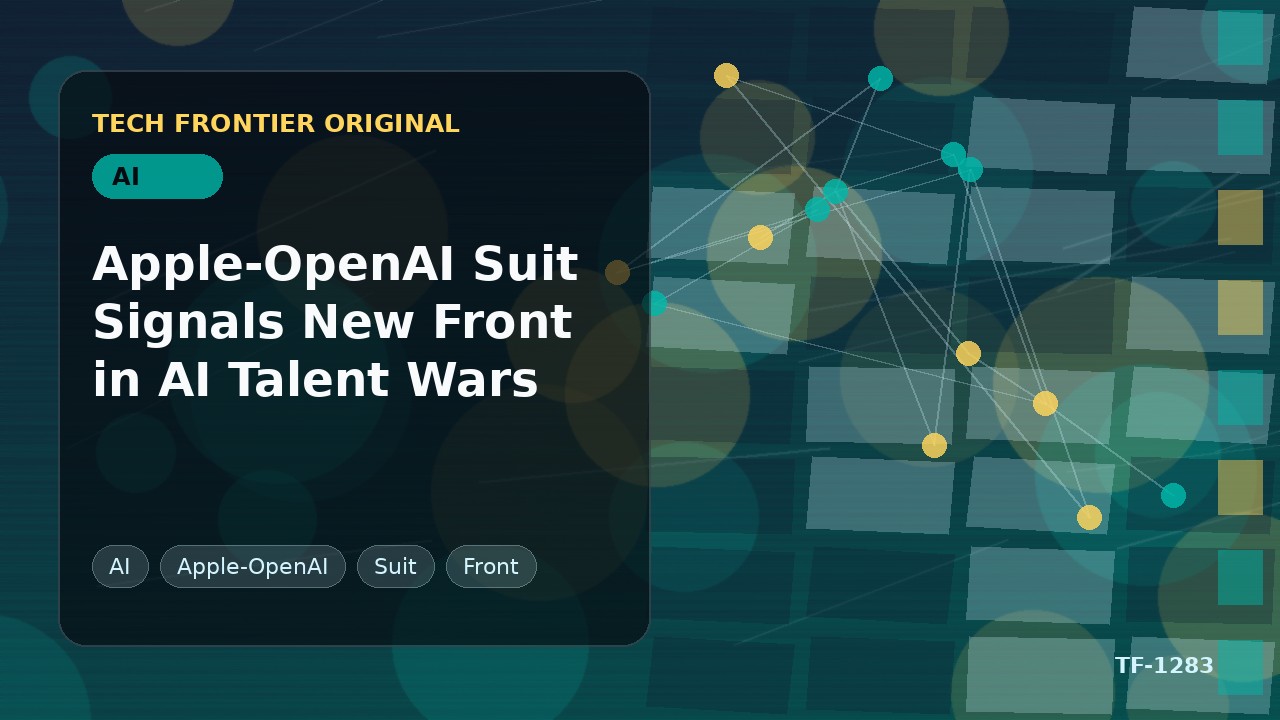Apple-OpenAI訴訟、AI人材争奪戦の新たな戦線を示唆