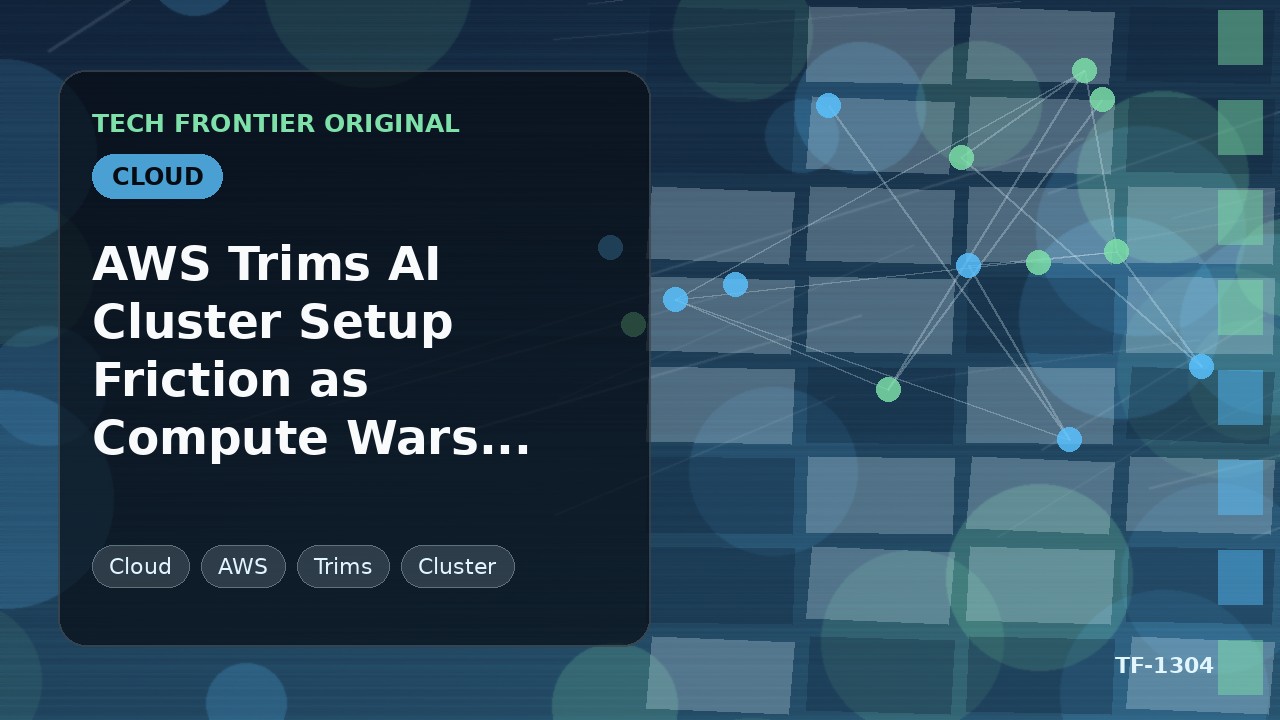 AWS、AI クラスタのセットアップ負荷を軽減——コンピュート競争が激化