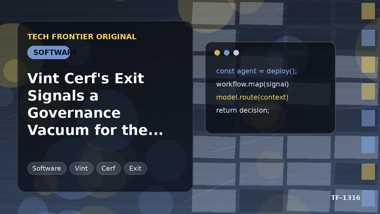 Vint Cerfの退任がインターネットのガバナンス空白を示唆