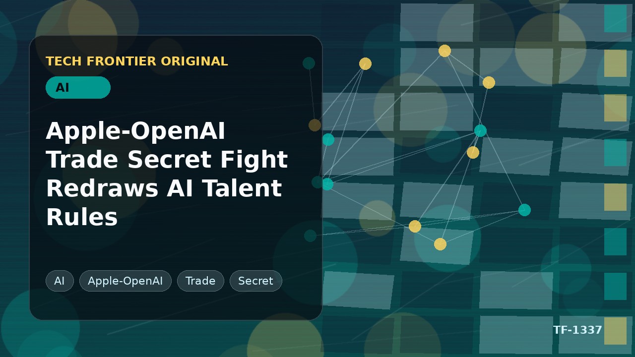 Apple-OpenAI間の企業秘密争いがAI人材ルールを書き換える