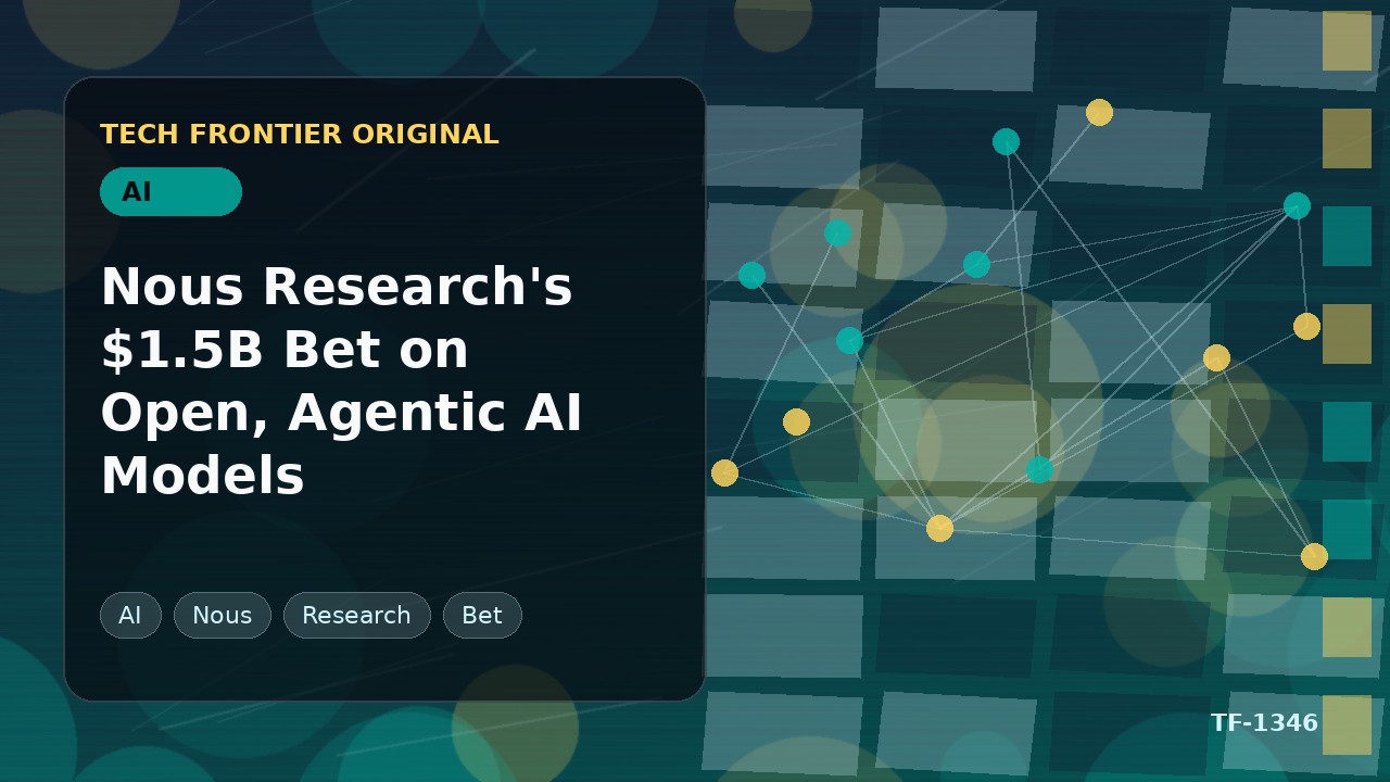 Nous Researchの15億ドル規模のオープン・エージェント型AIモデルへの賭け