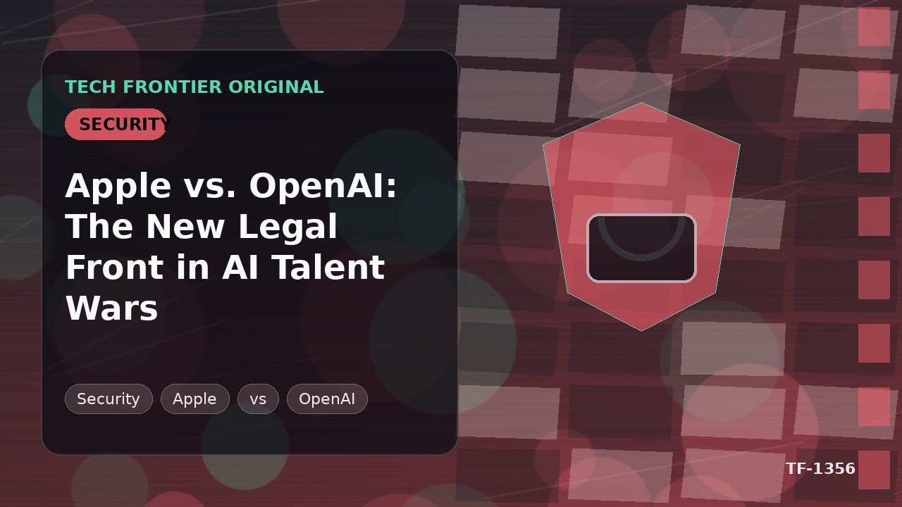 AppleとOpenAIの対決:AI人材争奪戦の新たな法的戦線