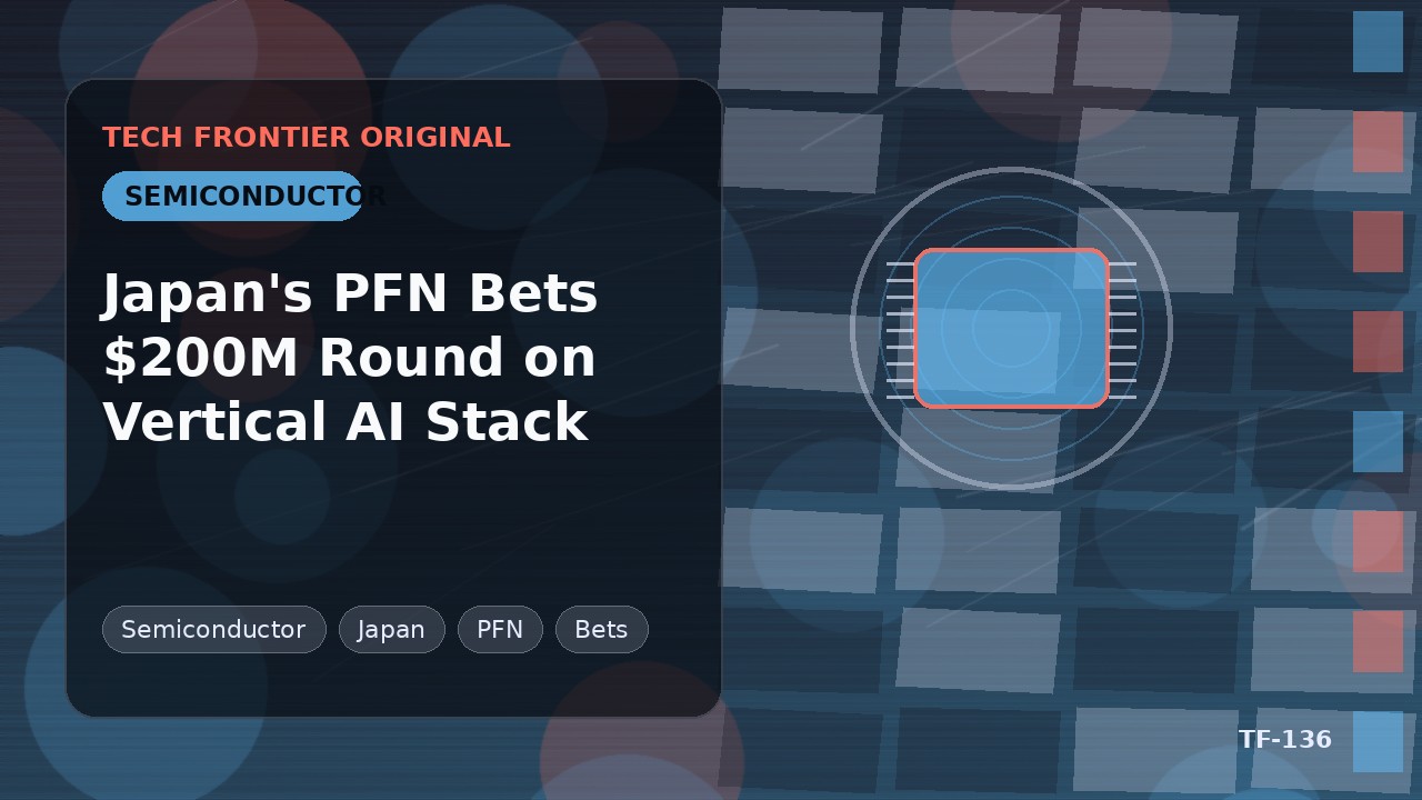 日本のPFN、2億ドルラウンドを垂直AIスタックに賭ける