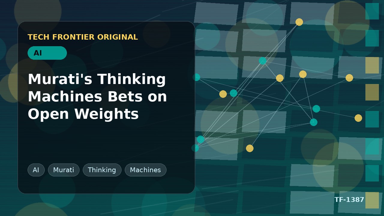 MuratiのThinking Machinesがオープンウェイトに賭ける