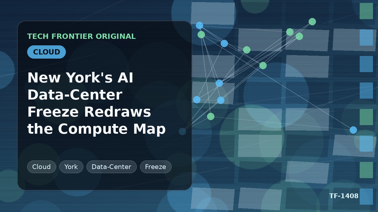 ニューヨーク州のAIデータセンター凍結がコンピュート地図を塗り替える