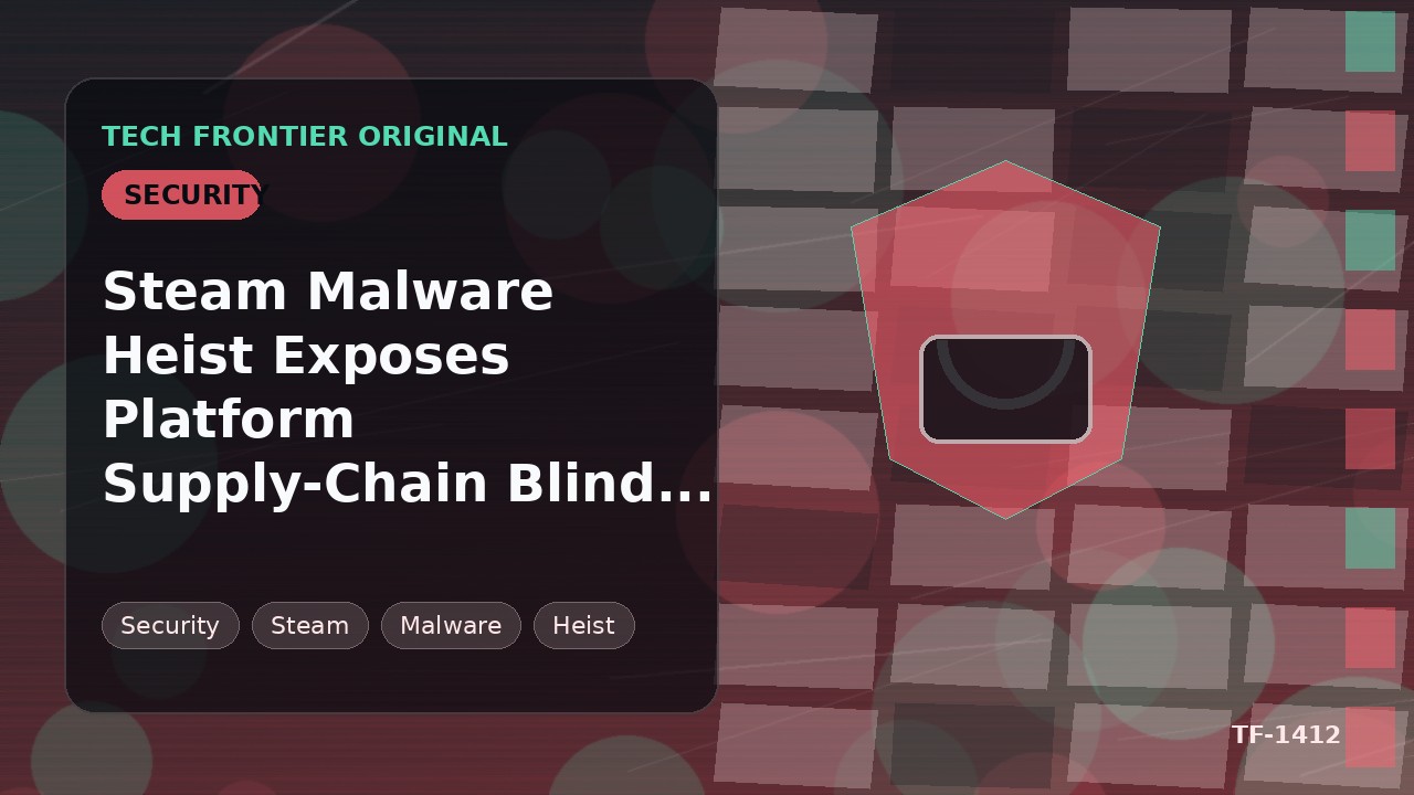 Steamマルウェア詐取事件がプラットフォームのサプライチェーン盲点を露呈