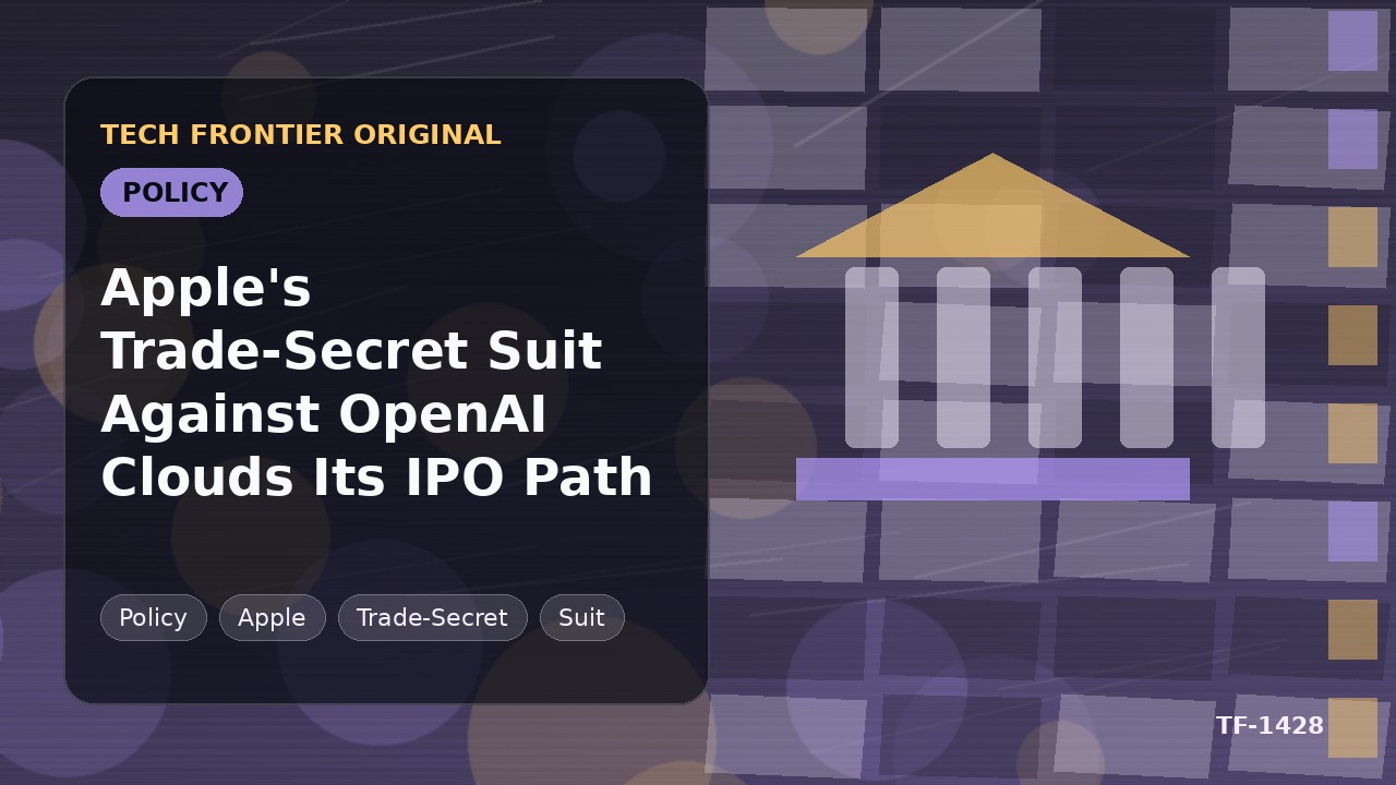 AppleのOpenAIに対する企業秘密訴訟がIPO計画に影を落とす