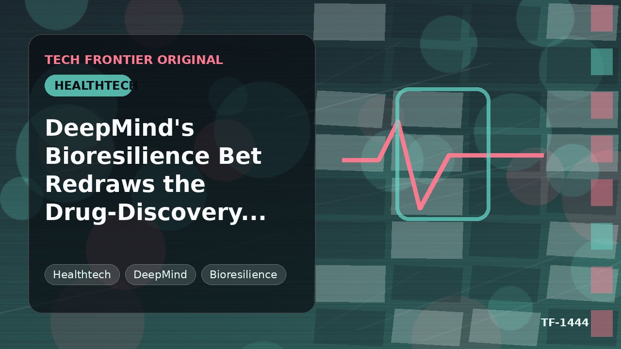 DeepMindのバイオレジリエンス戦略が創薬マップを書き換える