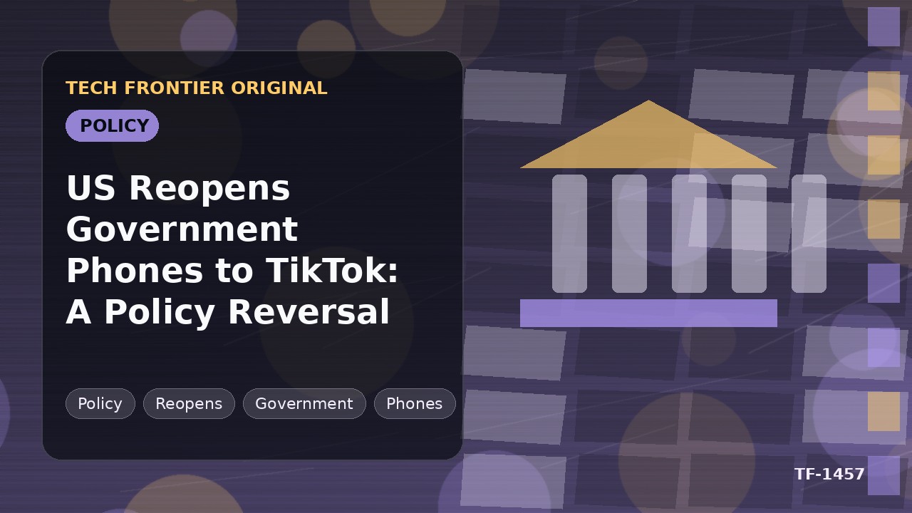 米政府機関端末でTikTok使用を再許可:政策転換