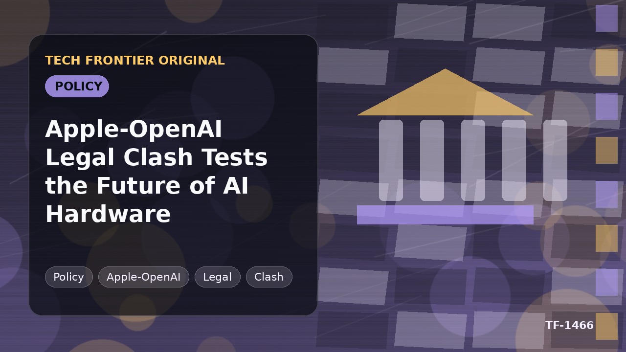 Apple-OpenAI法的衝突がAIハードウェアの未来を試す