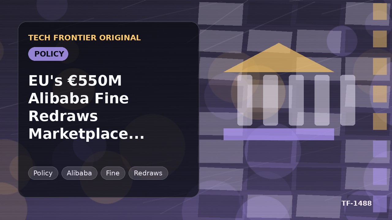 EUによるAlibabaへの5.5億ユーロ制裁金がマーケットプレイス責任の枠組みを再定義