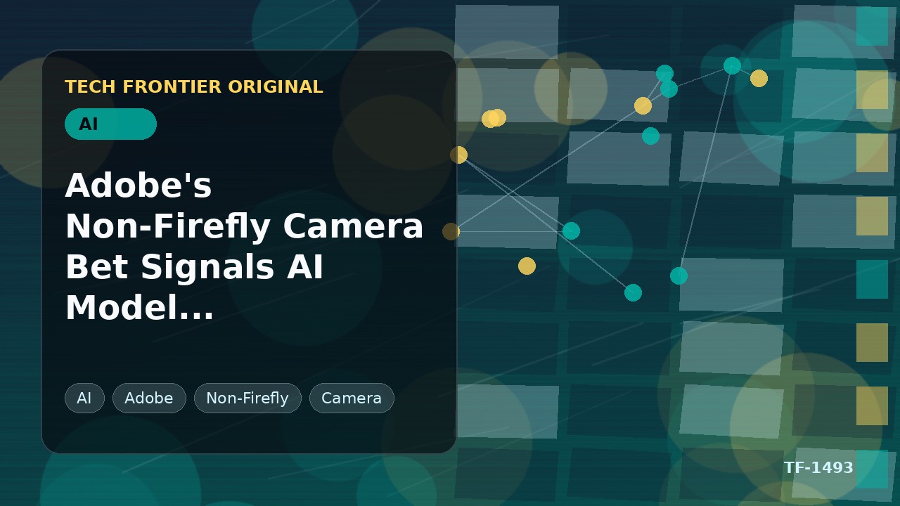 AdobeのFirefly非採用カメラ戦略がAIモデルのコモディティ化を示唆
