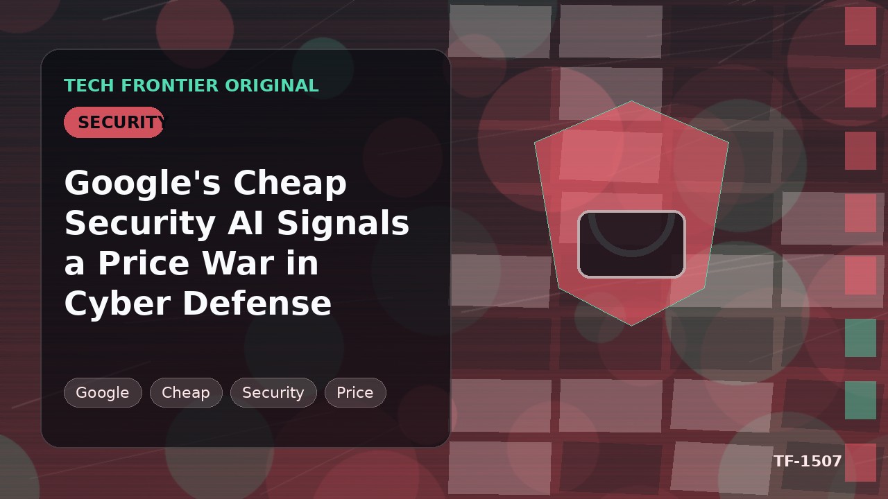 Googleの低価格セキュリティAIがサイバー防衛における価格競争の火蓋を切る
