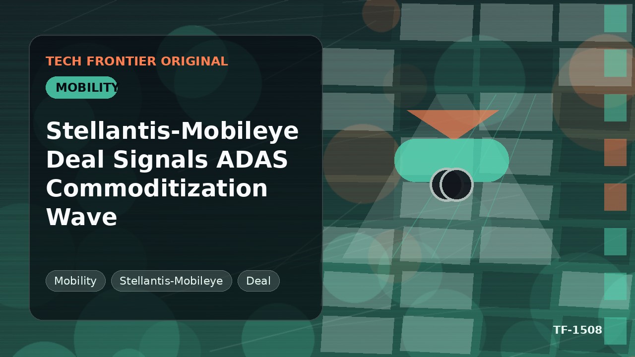 StellantisとMobileyeの提携は先進運転支援システム汎用化の波を示唆