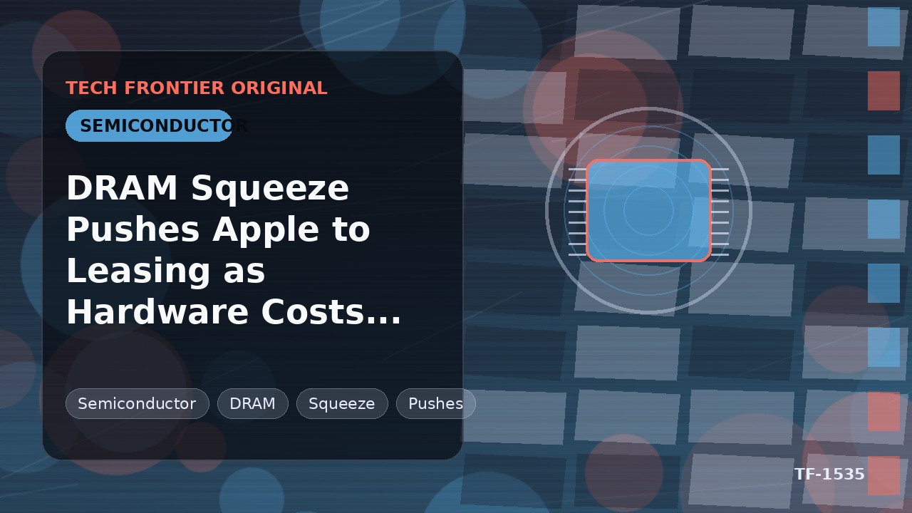 DRAMひっ迫でAppleがリース方式へ移行、ハードウェアコスト上昇で