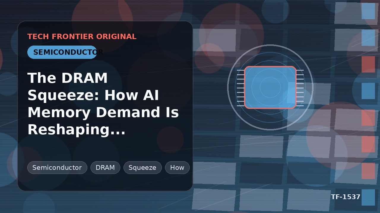 DRAMの逼迫:AIメモリ需要がハードウェア価格を再構築する