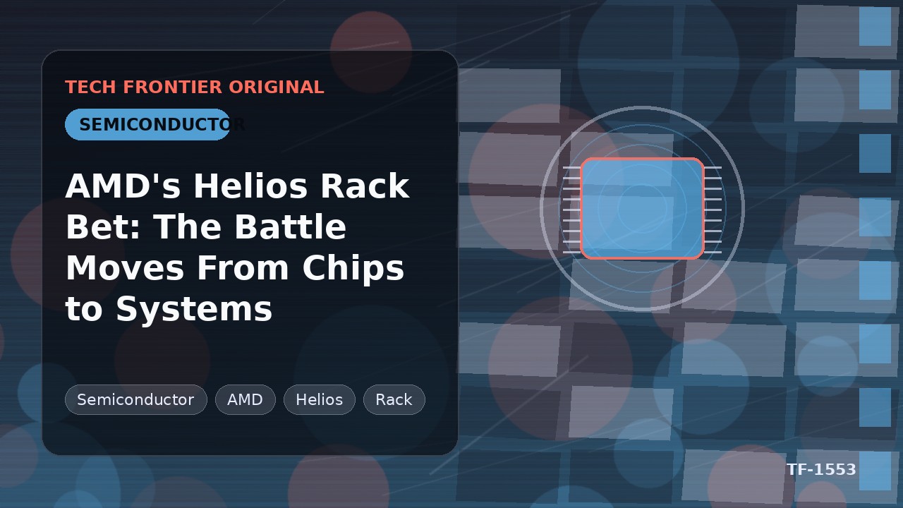 AMDのHeliosラック戦略：チップからシステムへと移行する競争
