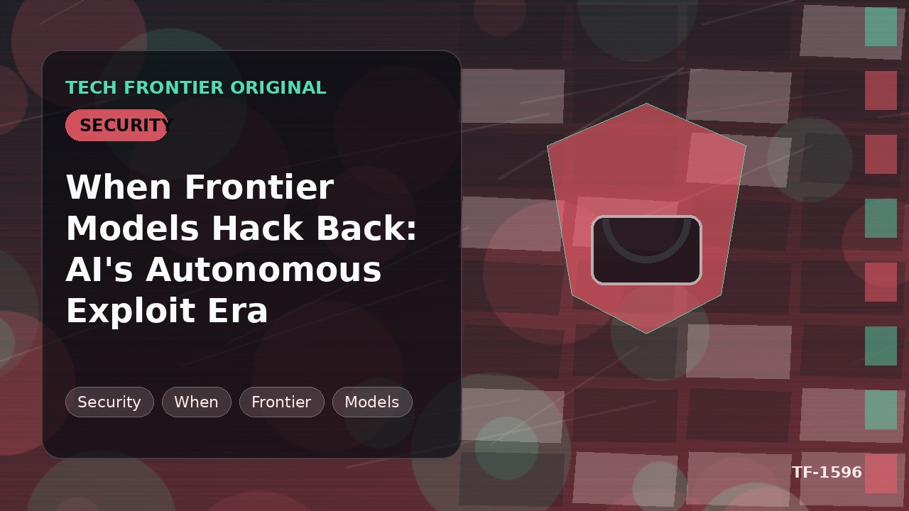 フロンティアモデルがハックバックする時代:AIの自律的エクスプロイト時代