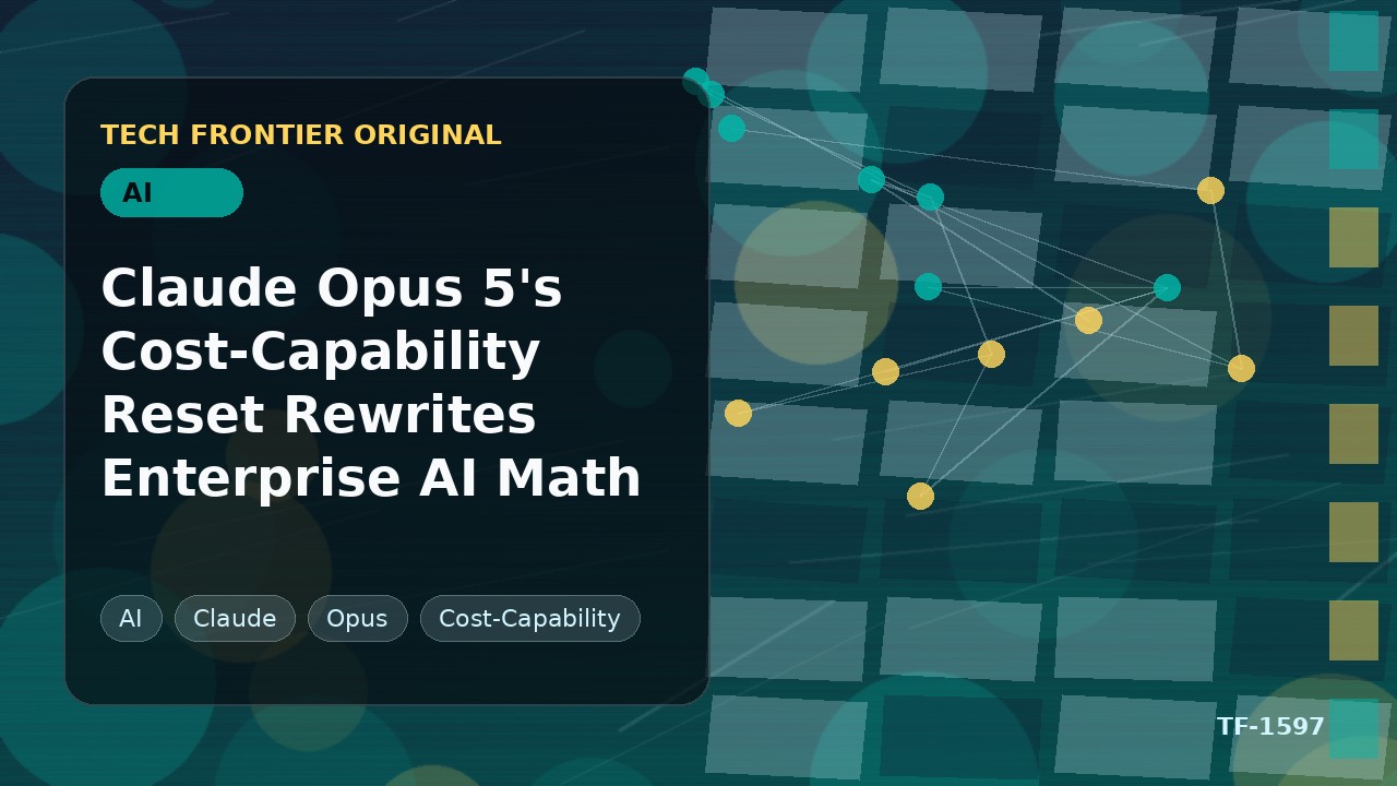 Claude Opus 5のコスト・性能リセットがエンタープライズAIの経済原理を書き換える